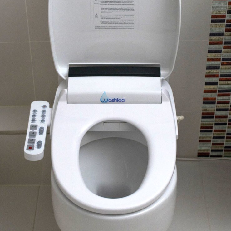 Washloo Omega Smart Electric Bidet Toilet Seat Costco UK