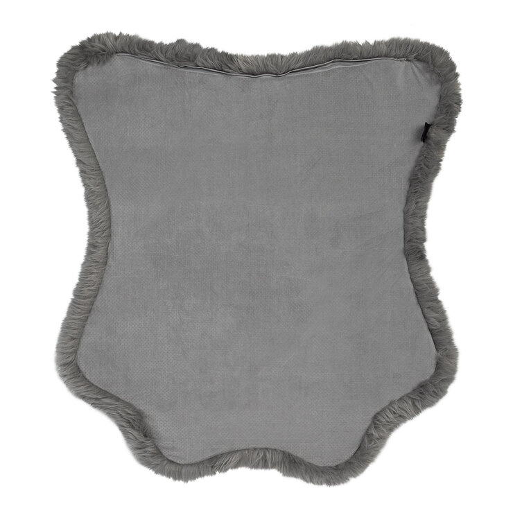 Cut out image of pet bed underside on white background