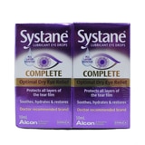 Systane Complete Lubricant Eye Drops, 2 x 10ml