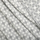 Life Comfort Reversible 100% Cotton Gauze Grey Throw, 127 x 162 cm