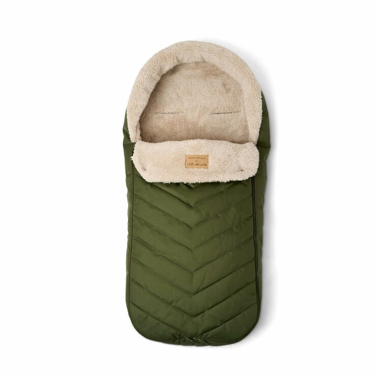 Clair De Lune Snug Universal Pushchair Footmuff, Green
