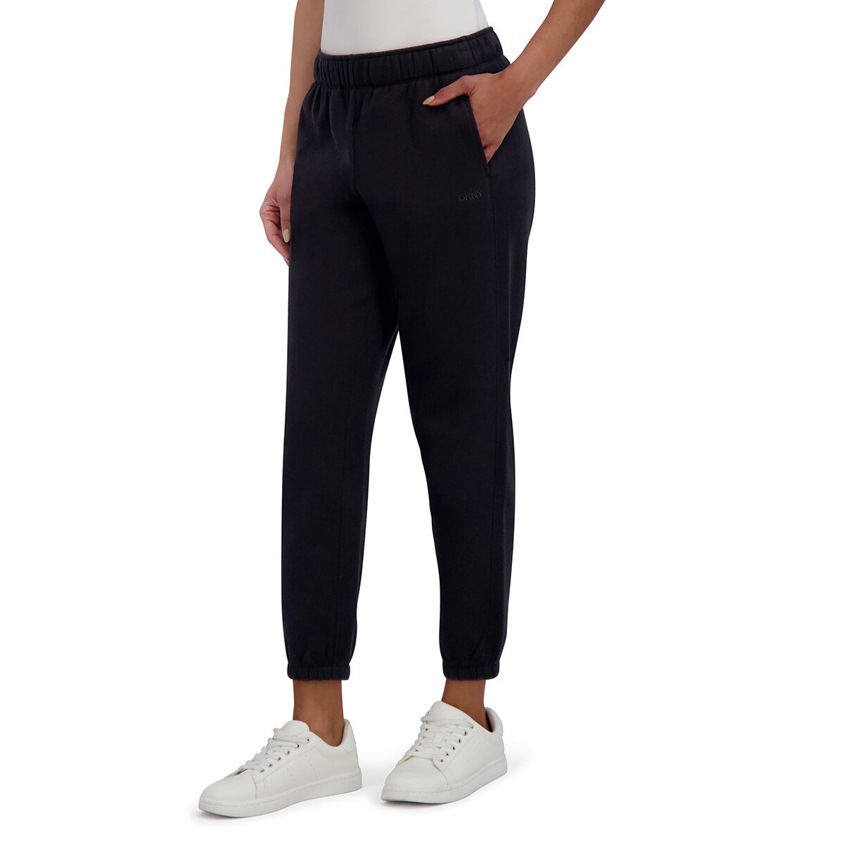 DKNY Sport Women's Fleece Jogger in Black