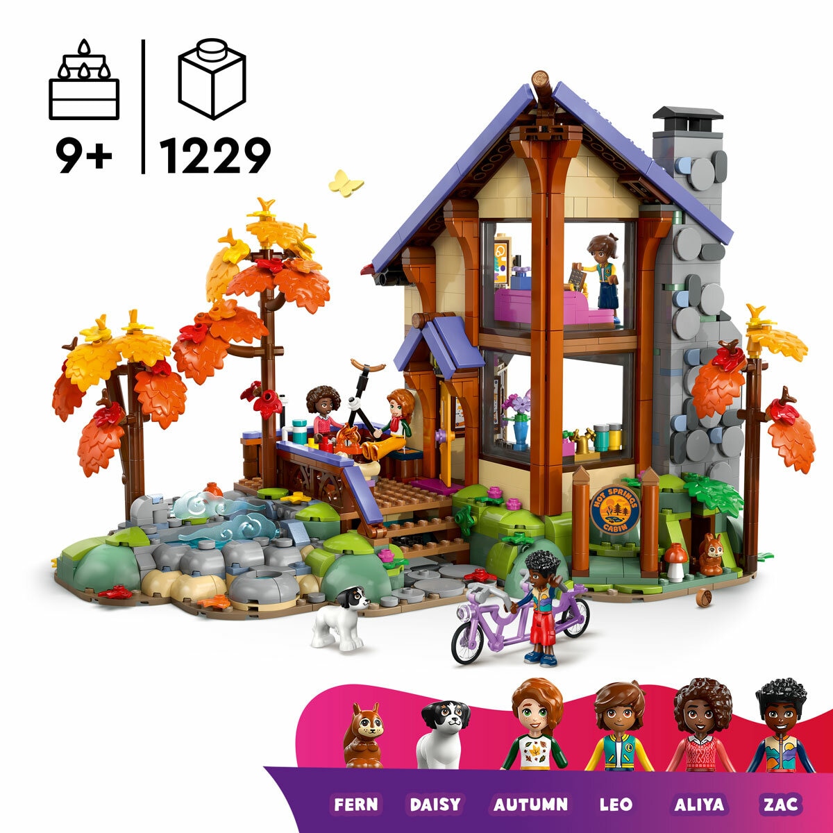 LEGO Friends Cozy Fall Forest Cabin - Model 42705 (9+ Years) LEGO Friends Cozy Fall Forest Cabin - Model 42705 (9+ Years)