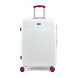 ROCK Love Island Medium Suitcase White/Pink