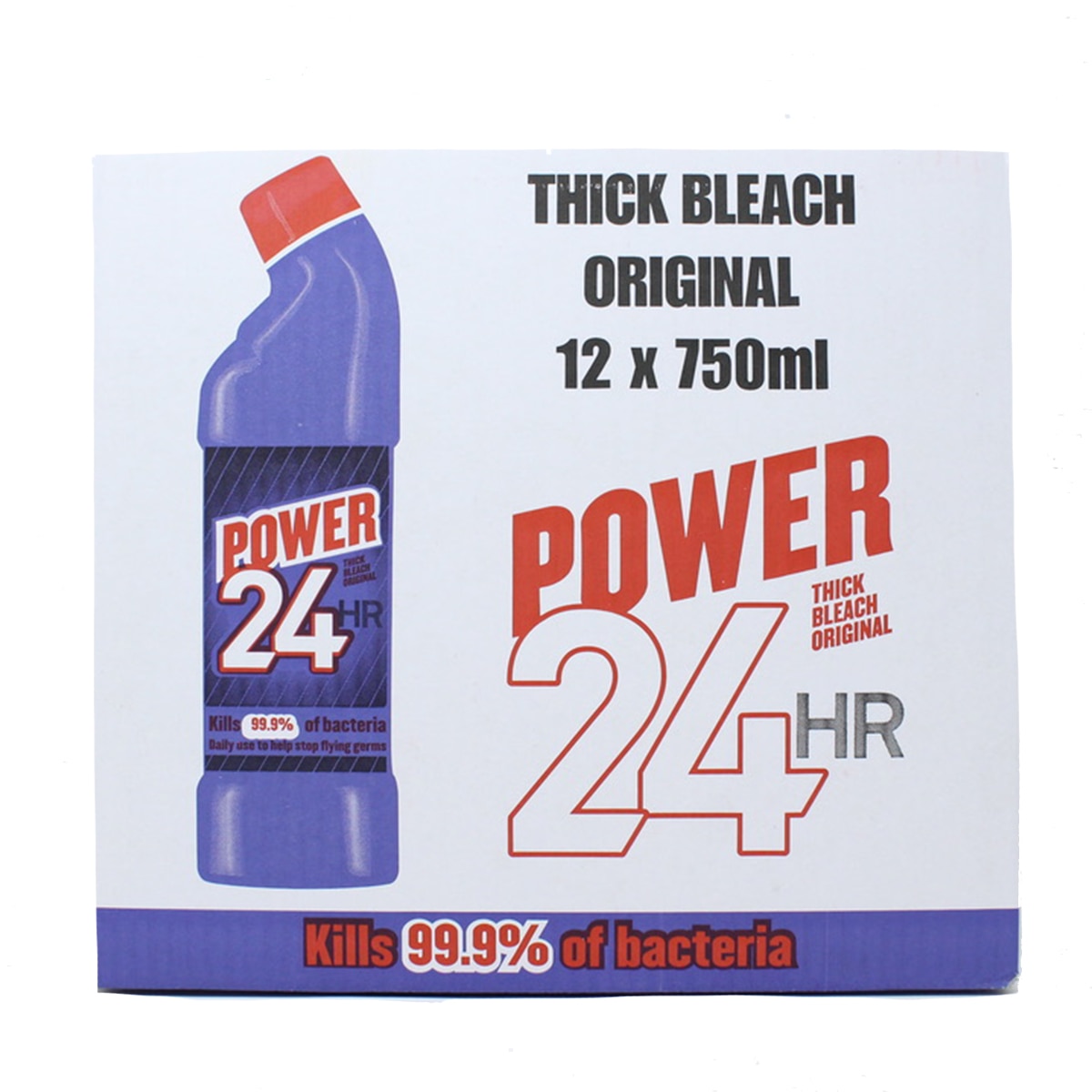 Power 24 Hour Bleach, 12 x 750ml