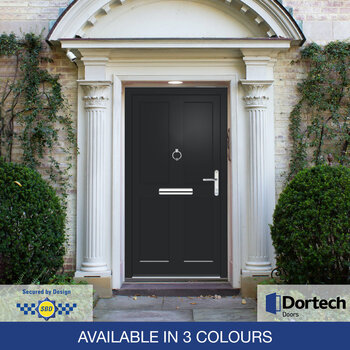 Dortech Beverley Installed Aluminium Front Door with Lever Handle
