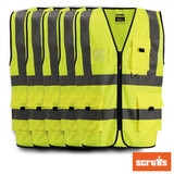 Scruffs High Vis Vest, 5 Pack
