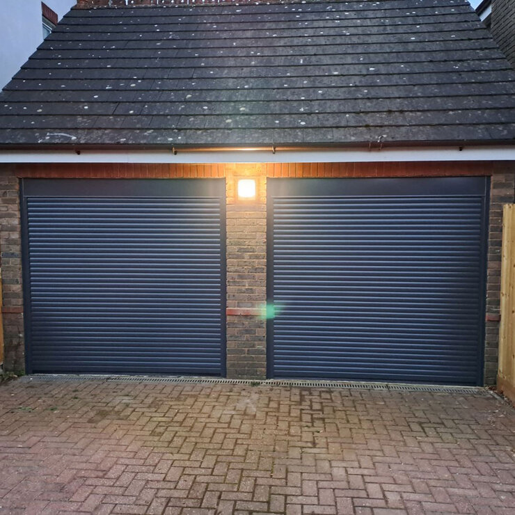 Cardale White Electric Roller Door 55mm up to 2.5 metres width