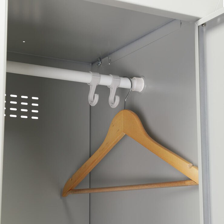 Phoenix PL Series PL2260GGK 2 Column 4 Door Locker in Grey with Key