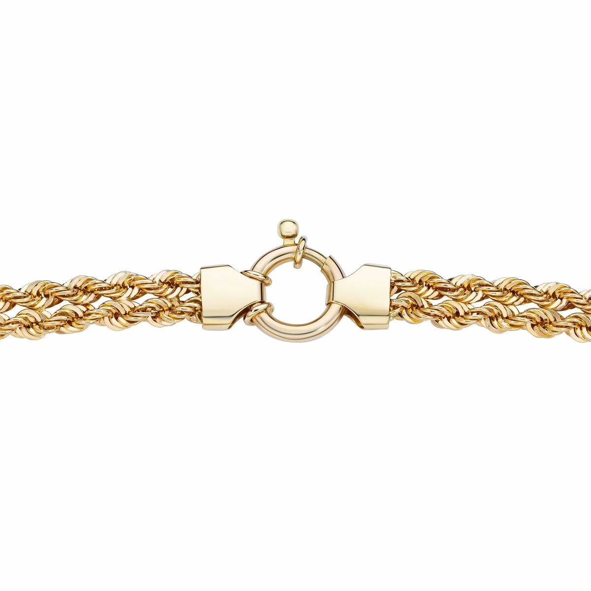 Double Rope Necklace, 14ct Yellow Gold Double Rope Necklace, 14ct Yellow Gold