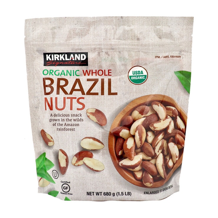 Kirkland Signature Organic Brazil Nuts, 680g Costco UK