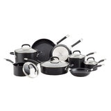 Circulon Premier Hard Anodised Induction 13 Piece Cookware Set in Black