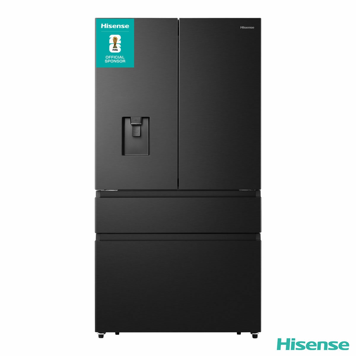 Hisense RF749N4SWFE, Multidoor Fridge Freezer E Rating in Black