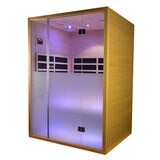 Miami Spas Calor 2 Person Infrared Indoor Sauna