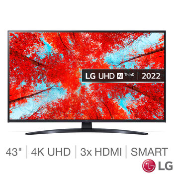 LG 43UQ91006LA 43 Inch 4K Ultra HD Smart TV