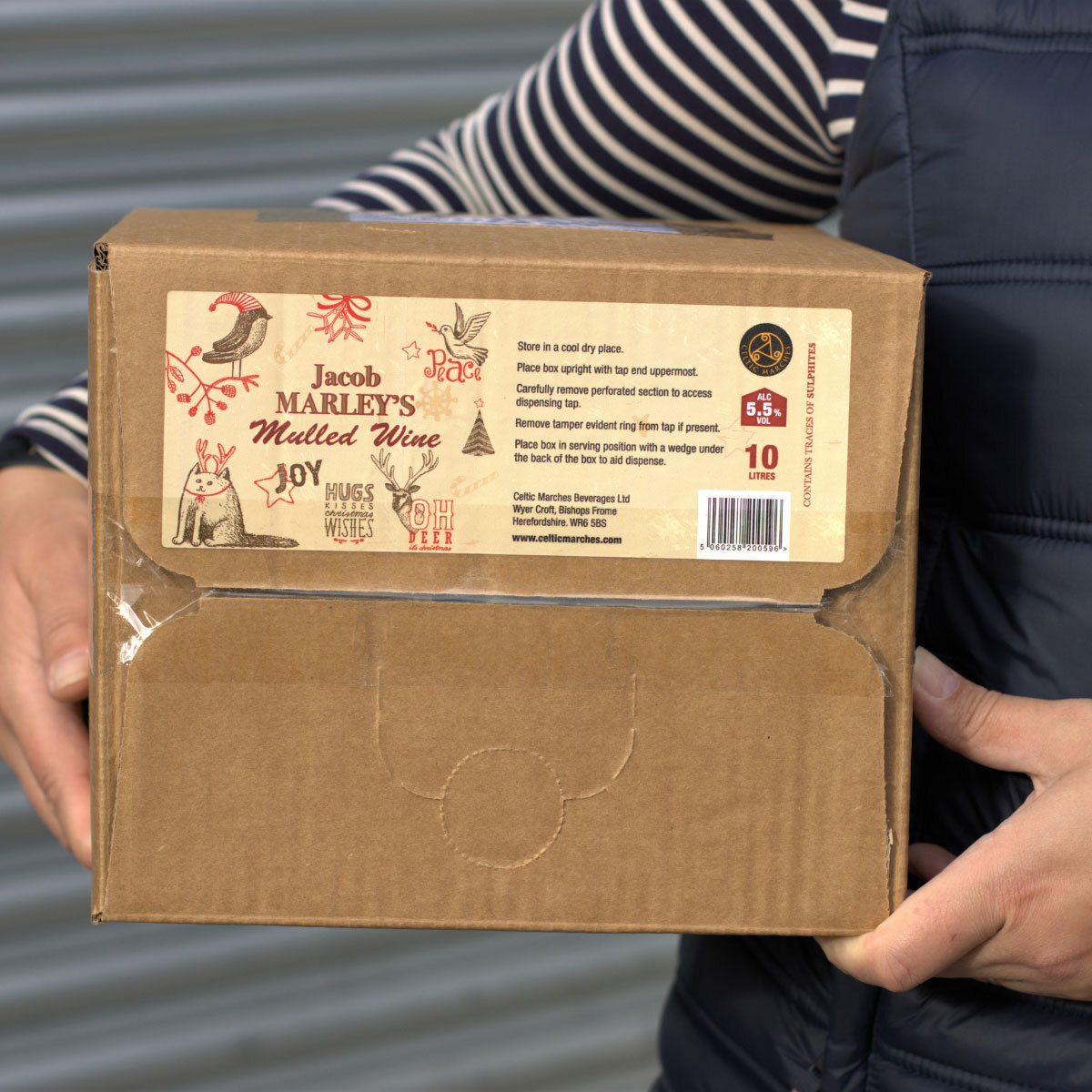 Celtic Marches Jacob Marley's Mulled Wine, 10L Bag in Box
