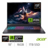 Acer Nitro, AMD Ryzen AI7, 16GB RAM, 1TB SSD, NVIDIA GeForce RTX 5070Ti, 18 Inch Gaming Laptop Acer Nitro, AMD Ryzen AI7, 16GB RAM, 1TB SSD, NVIDIA GeForce RTX 5070Ti, 18 Inch Gaming Laptop