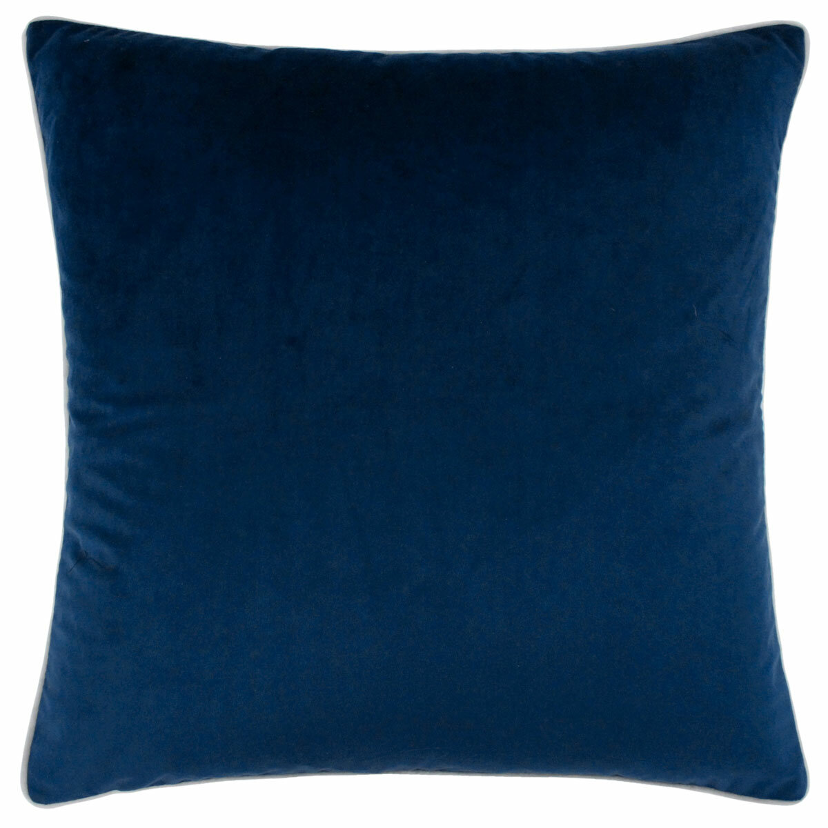 Furn Meridian Navy Velvet Feather Fill Cushion, 45 x 45 cm