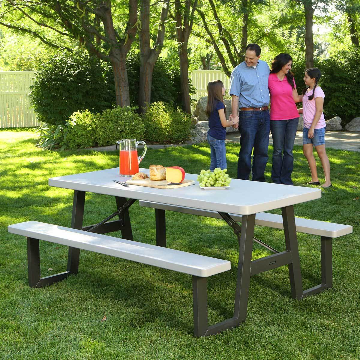 Lifetime 6ft 1.8m Folding Picnic Table Costco UK