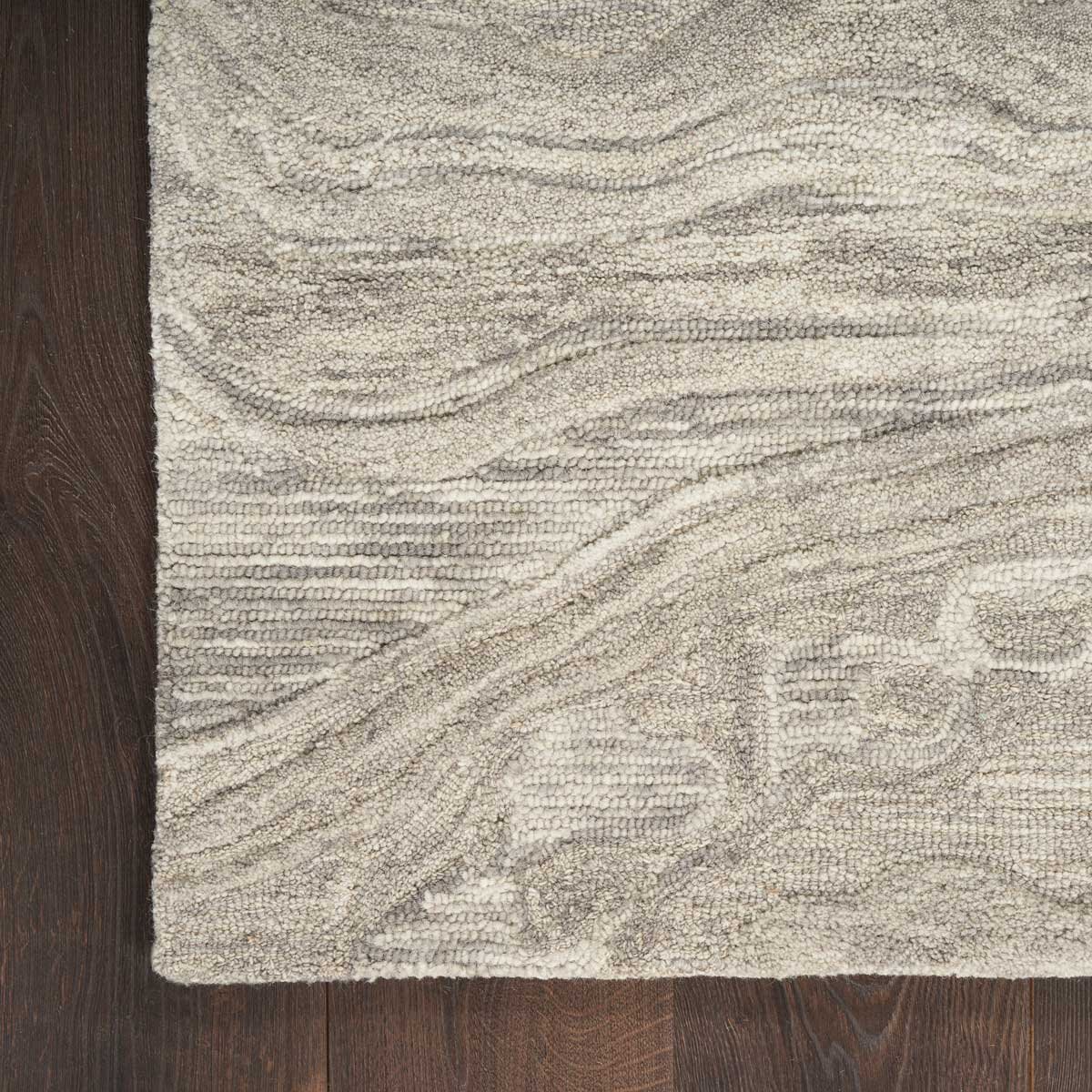Nourison Graceful Rug in Grey, 160 x 221 cm