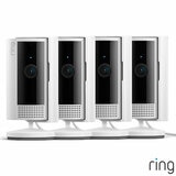 Ring Wired Indoor Camera 4 Pack in White Ring Wired Indoor Camera 4 Pack in White