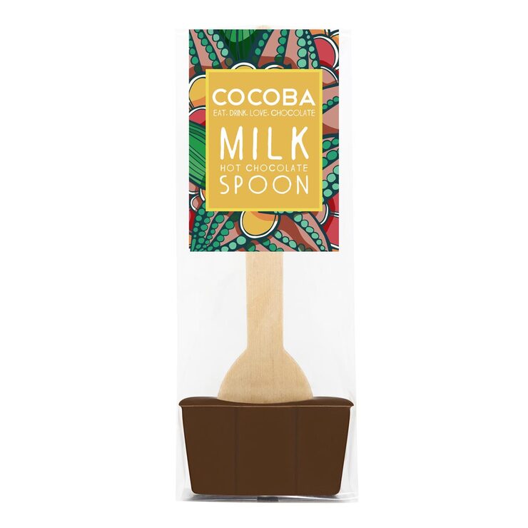 Cocoba Milk Chocolate Hot Chocolate Spoons, 20 x 50g Cocoba Milk Chocolate Hot Chocolate Spoons, 20 x 50g