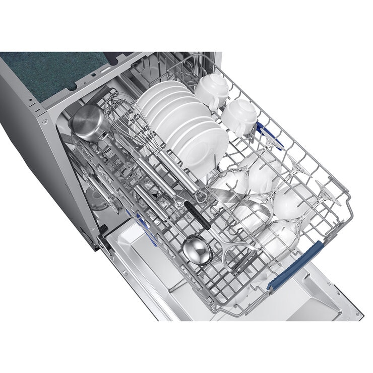 Samsung Series 5 Auto Door Open DW50DG430B00EU, 9 Place Setting Integrated Dishwasher, D Rated in White