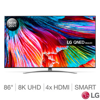 LG 86QNED996PB 86 Inch QNED Mini LED 8K Ultra HD Smart TV
