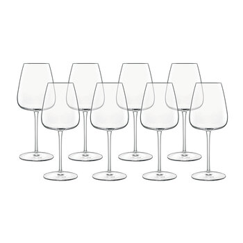 Luigi Bormioli Talismano Crystal Chardonnay Glasses, 8 Pack