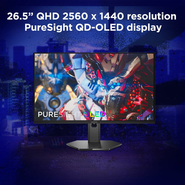 Lenovo Legion 27" QHD OLED Gaming Monitor, 67E1GAC1UK Lenovo Legion 27" QHD OLED Gaming Monitor, 67E1GAC1UK