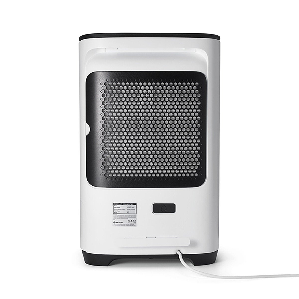 Back of dehumidifier