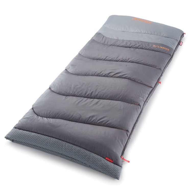 Coleman Cozy Foot Sleeping Bag in Charcoal Costco UK