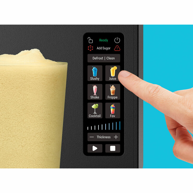 Close up of Iceman Slush-Ease Max Slushy Maker's contraols