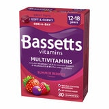 Bassetts Summer Berries Multivitamin 12-18 Years, 5 x 30 Pack Bassetts Summer Berries Multivitamin 12-18 Years, 5 x 30 Pack