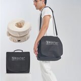 Lifestyle image of someone wearing the carry case over their shoulder