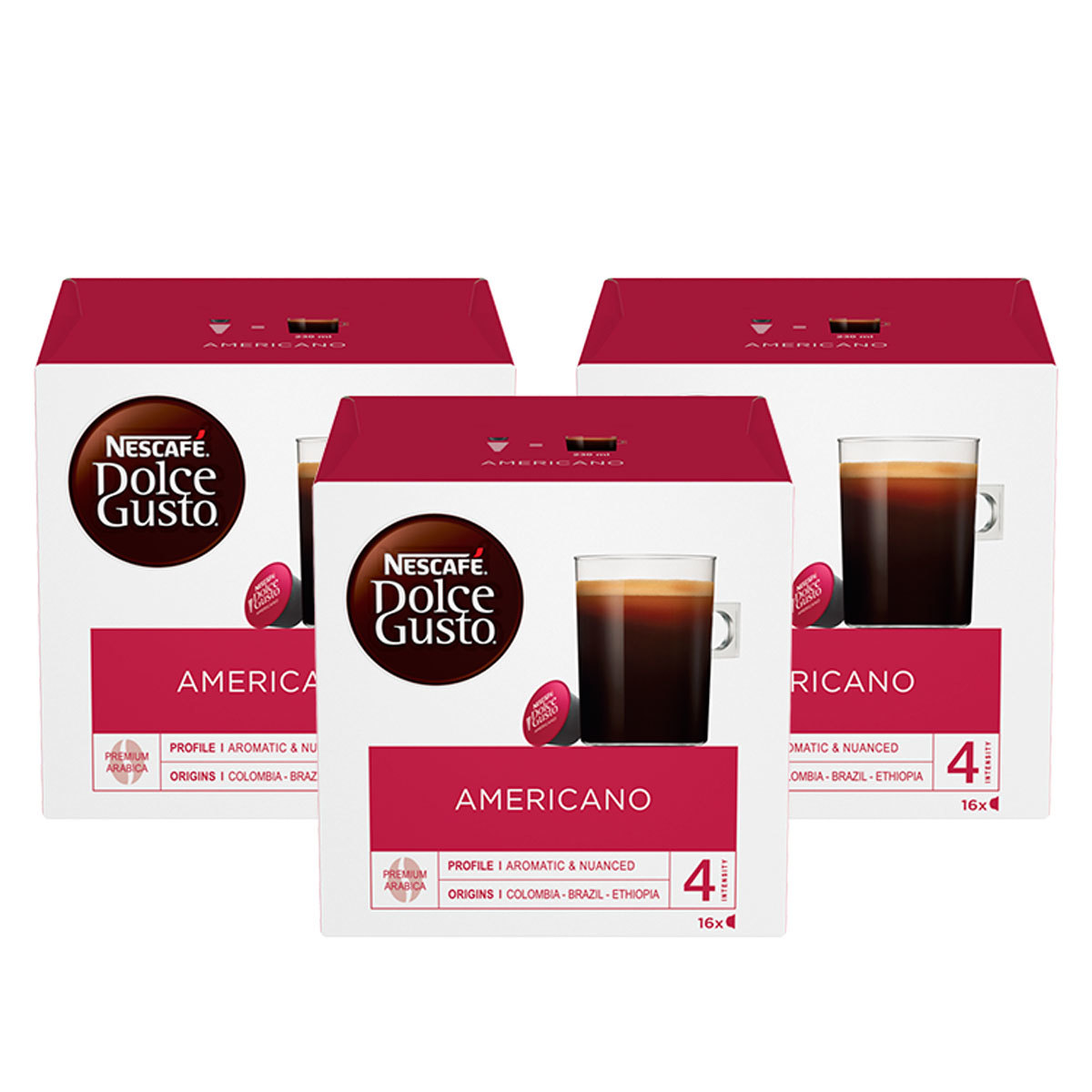 Nescafé Dolce Gusto Americano Coffee Pods, 48 Servings