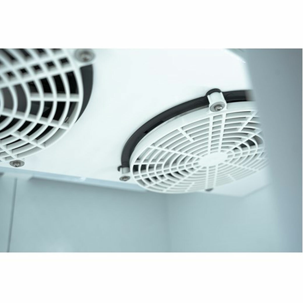 Contender RUG047 783L Commercial Hinged Double Glass Door Fridge, E Rated in White