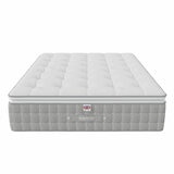 High, front view of mattress