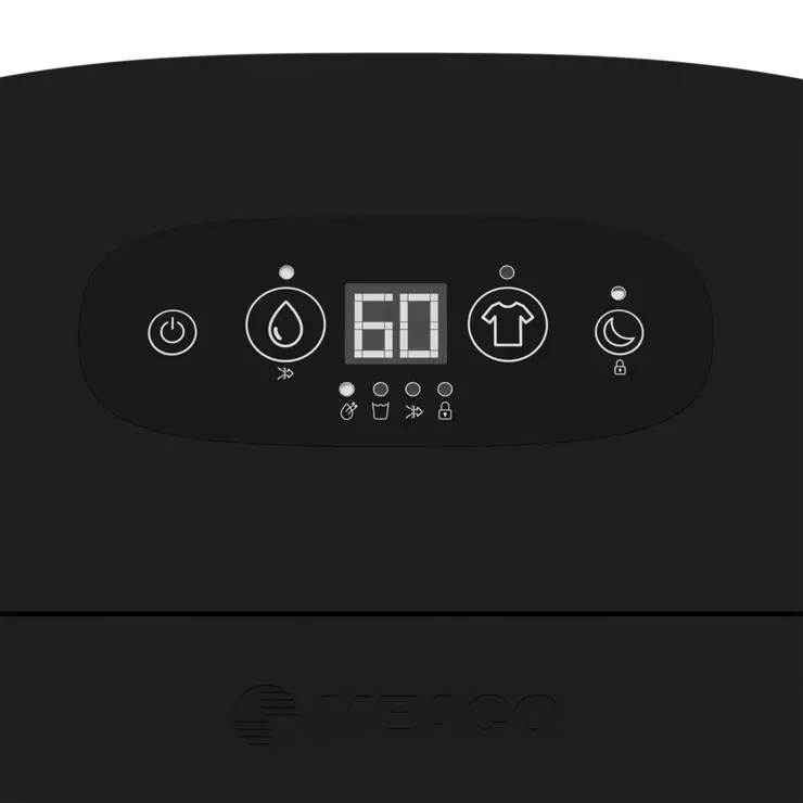 close up of LED digital display