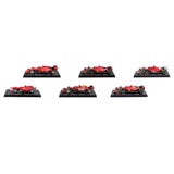 Burago 1:43 Scale Highly Detailed Formula One Cars: Ferrari 6 Pack (3+ Years)
