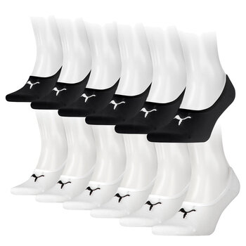 Puma Men's Hidden Sock 6 Pack in 2 Colours and 2 Sizes