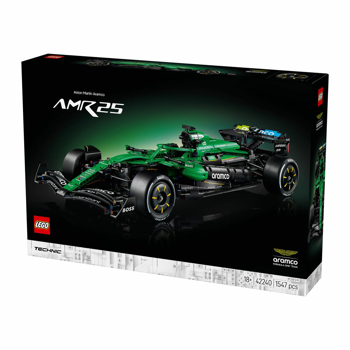 LEGO Technic Aston Martin Aramco AMR25 F1® Car - Model 42240 (18+ Years) LEGO Technic Aston Martin Aramco AMR25 F1® Car - Model 42240 (18+ Years)