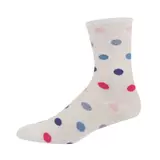 DKNY Women's Patterned Socks, 6 Pack in Blue