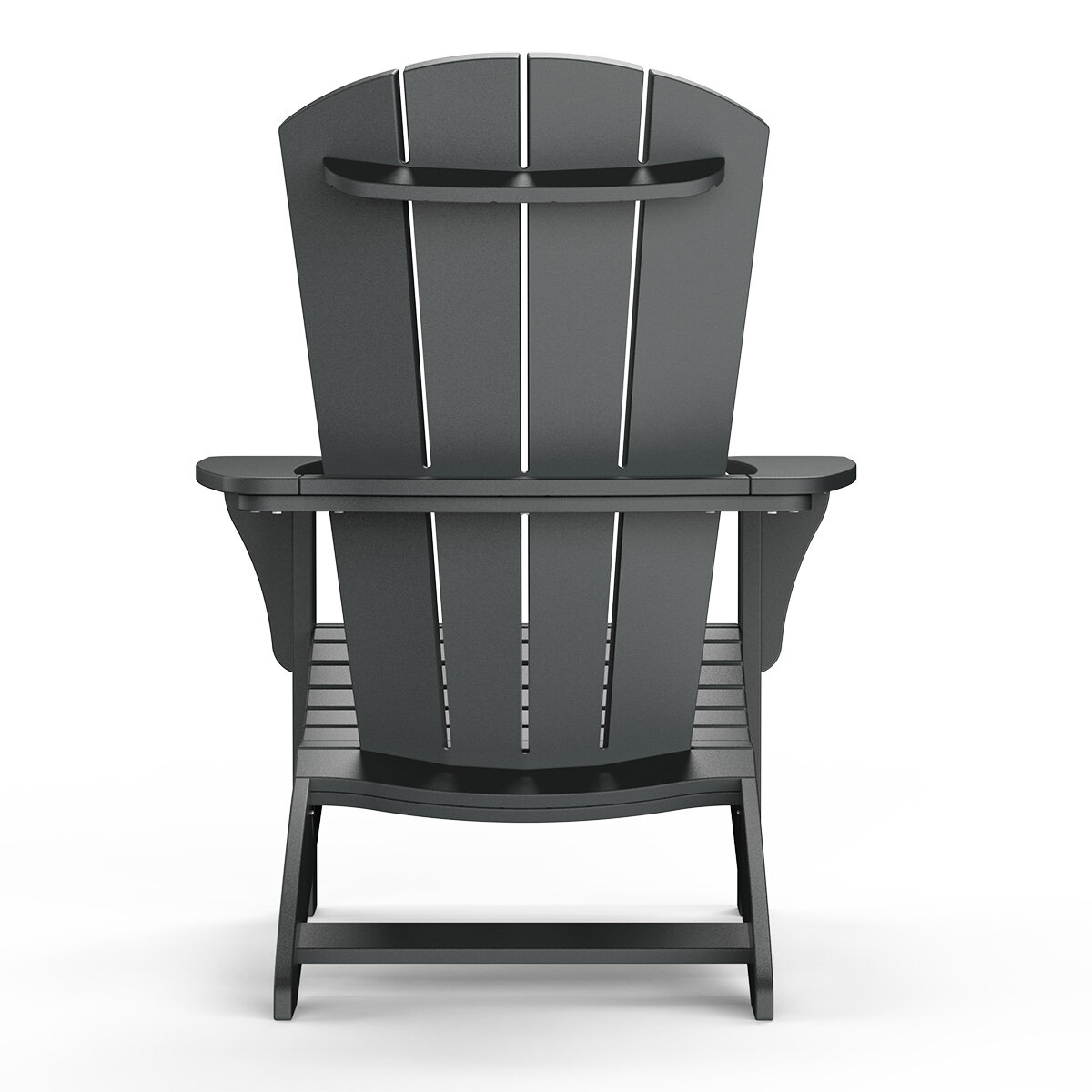 Leisure Line Adirondack Faux Wood Garden Chair in Grey Leisure Line Adirondack Faux Wood Garden Chair in Grey