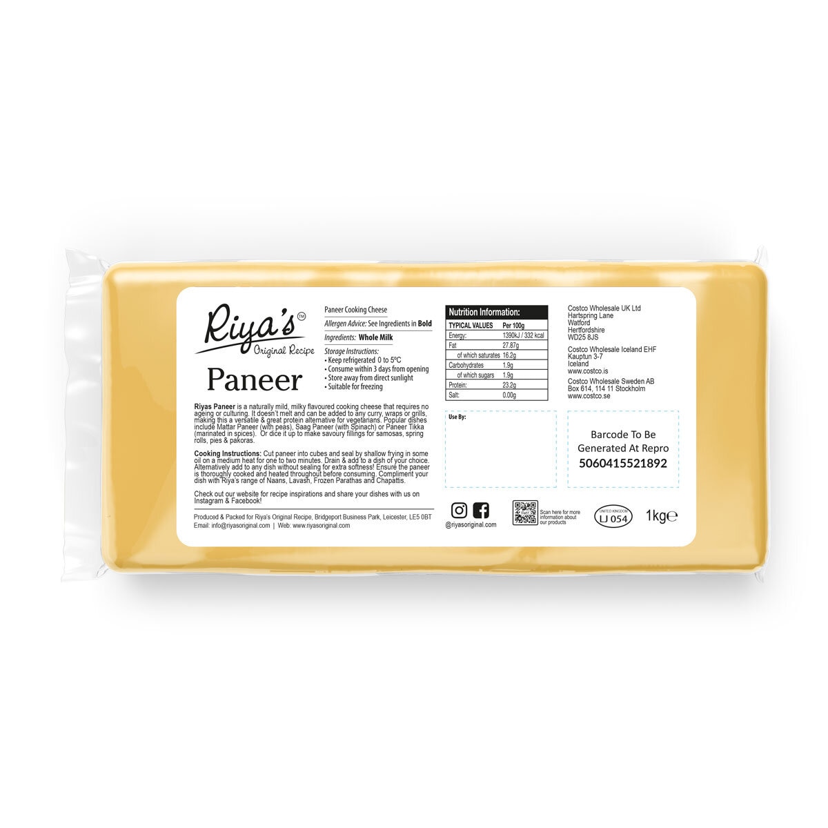 Product Label