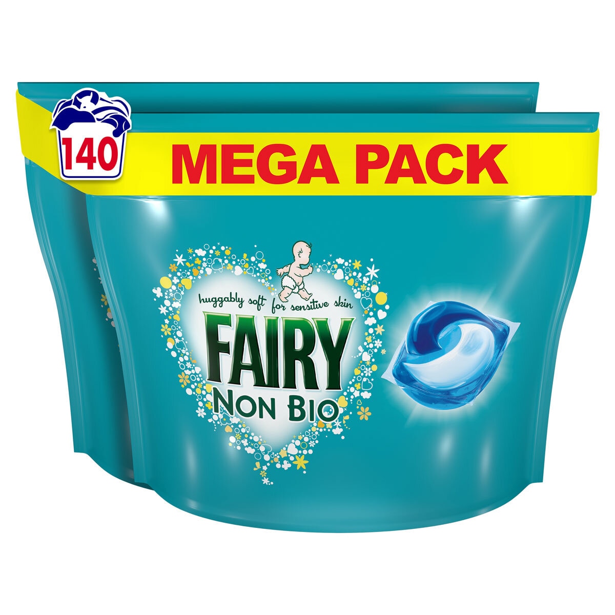 Fairy Non Bio Pods, 140 Wash