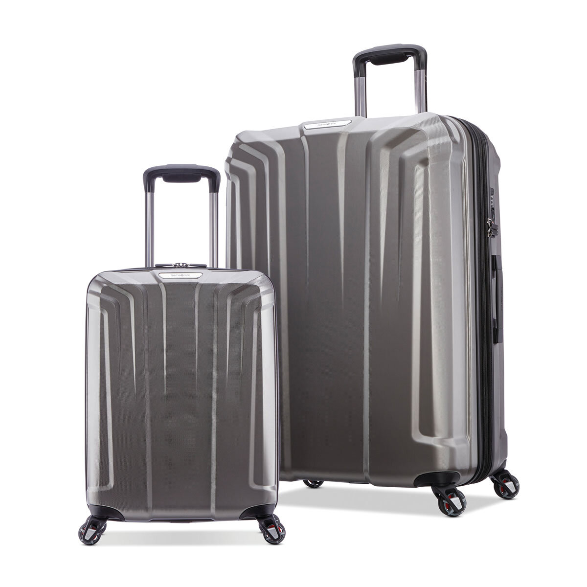 Samsonite Endure 2 Piece Hardside Luggage Set in Silver