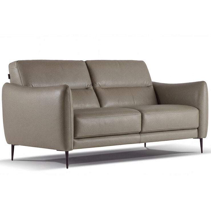 Nicoletti Jupiter Grey Leather Large 2 Seater Sofa Nicoletti Jupiter Grey Leather Large 2 Seater Sofa