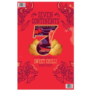 Seven Continents Sweet Chilli Crisps, 900g