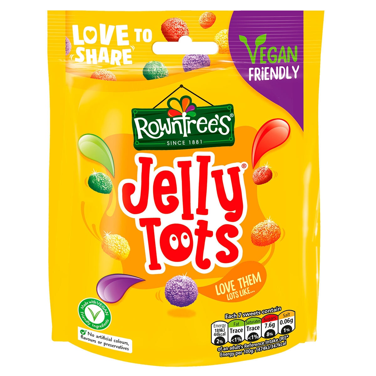 Rowntree's Jelly Tots 10 x 150g